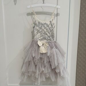Tutu Du Monde grey sequin and tulle dress